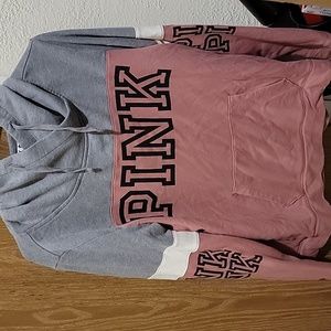 PINK hooded light weight